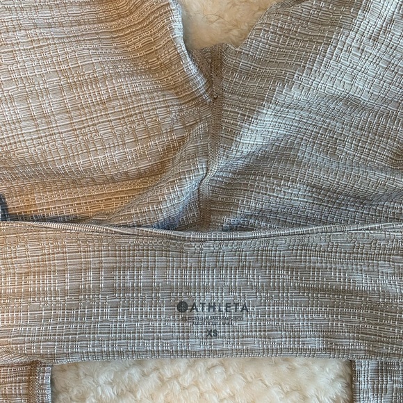 Athleta High Rise Jacquard Chaturanga XS Leggings - Picture 6 of 9